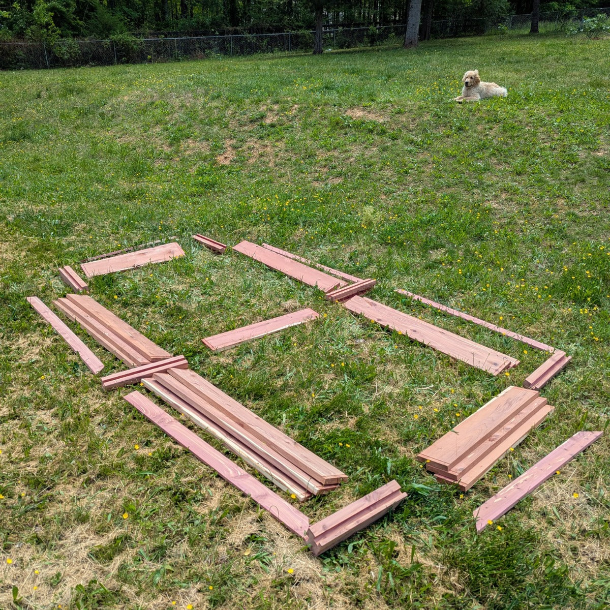 Eastern Red Cedar Raised Bed